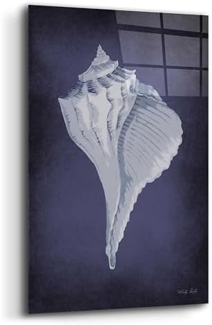 Epic Art Blue Seashell II Acrylic Wall Art 16x24