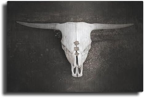 Sepia Cattle Skull Wall Art by Brooke T Ryan