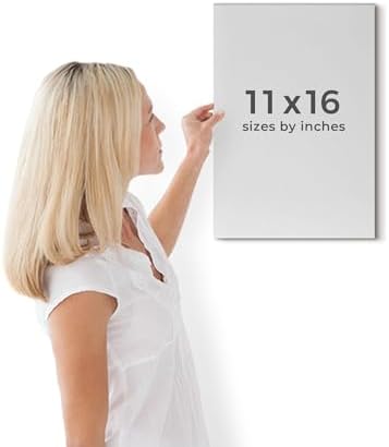 Arttitue Fashion Perfume Bottle Wall Art 11x16 Inch Canvas Pink Peony Flower Decor for Bedroom Bathroom