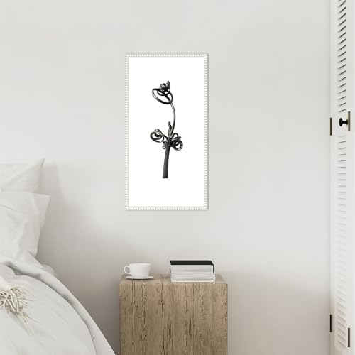 Amanti Art Framed Canvas Wall Art 27x14 Blossfeldt Botanical No 4
