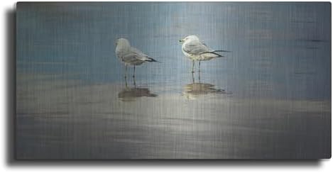 Silent They Wait Metal Wall Art 24x12 by Eunika Rogers