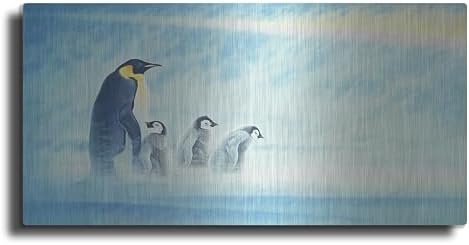 Arctic Home Metal Wall Art 24x12
