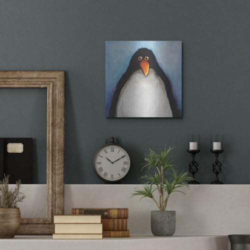 My Penguin Metal Wall Art 12x12 by Lucia Stewart
