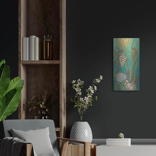 Aquatic Life 1 Metal Wall Art by Chariklia Zarris
