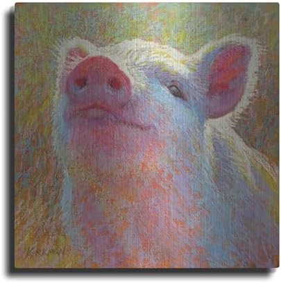 Snuffles Metal Wall Art 24x24 Inches