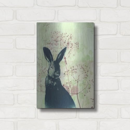 Wild Rabbit Metal Wall Art 12x16 by Trudy Rice