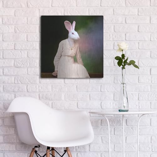 The Delicate Lady Metal Wall Art 24x24