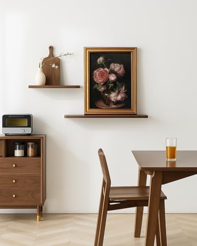 ARPEOTCY Gold Framed Canvas Wall Art 12x16inch