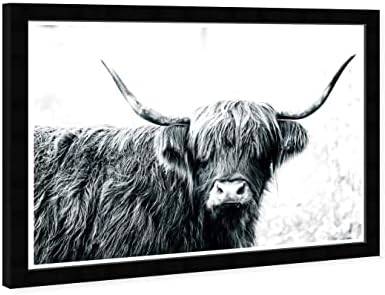 Wynwood Studio Animals Southwestern Rustic Cattle Wall Art