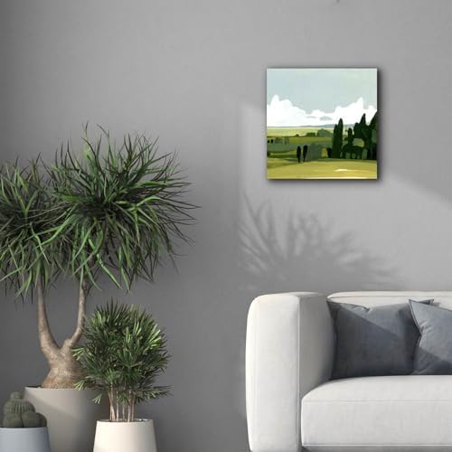 Epic Graffiti Verdant Summer 2 Canvas Wall Art 18x18