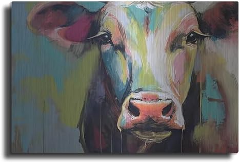 The Cow No 2 Metal Wall Art by Andreas Magnusson