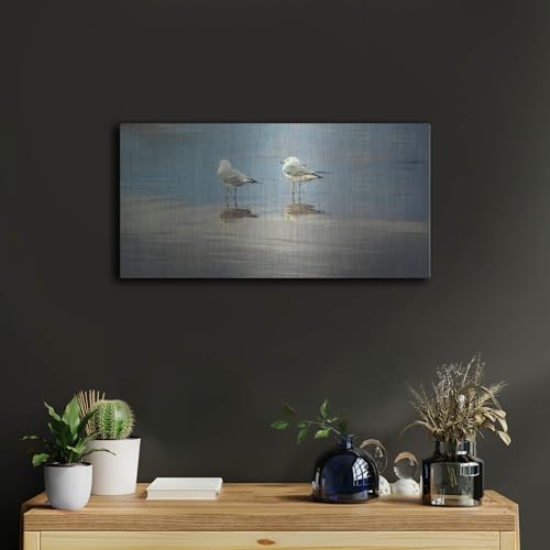 Silent They Wait Metal Wall Art 24x12 by Eunika Rogers