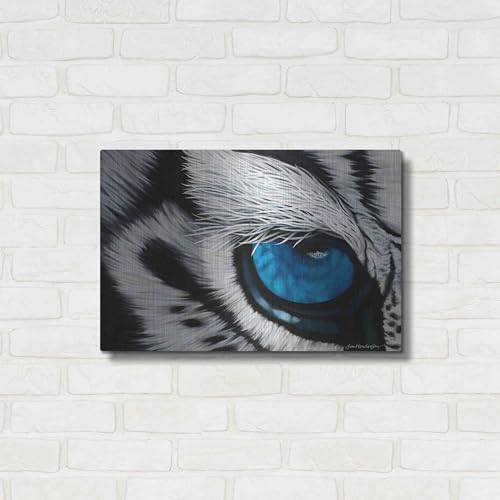Tiger Eye Metal Wall Art by Jan Henderson 24x16