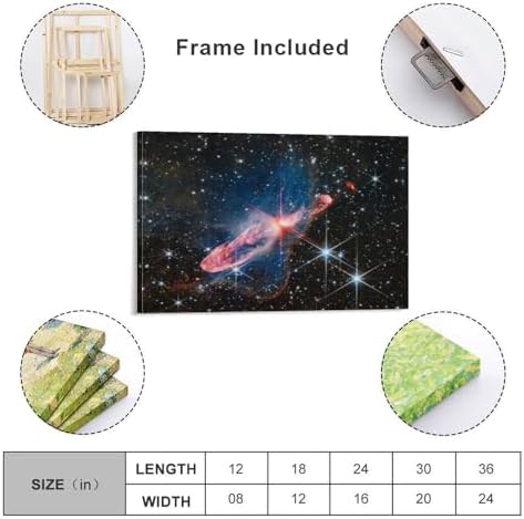 James Webb Space Telescope Poster Wall Art 16x24inch