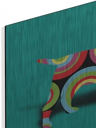 Bull Terrier Pop 2 Metal Wall Art 24x16