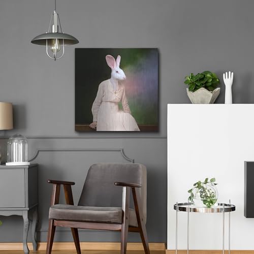 The Delicate Lady Metal Wall Art 24x24