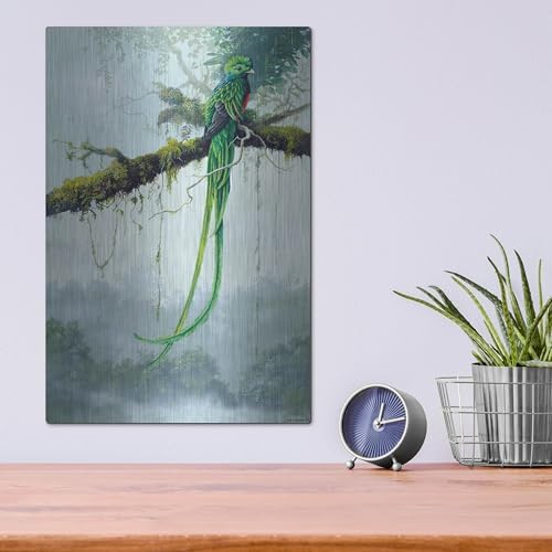 Resplendent Quetzal Metal Wall Art 12x16