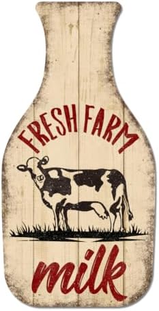 Globleland Fresh Farm Milk Vintage Metal Tin Sign 106x54inch