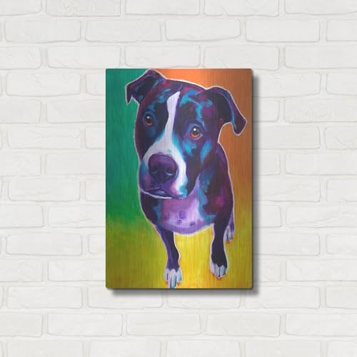 Pit Bull - Truman Metal Wall Art 16x24