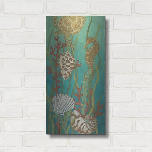 Aquatic Life 1 Metal Wall Art by Chariklia Zarris