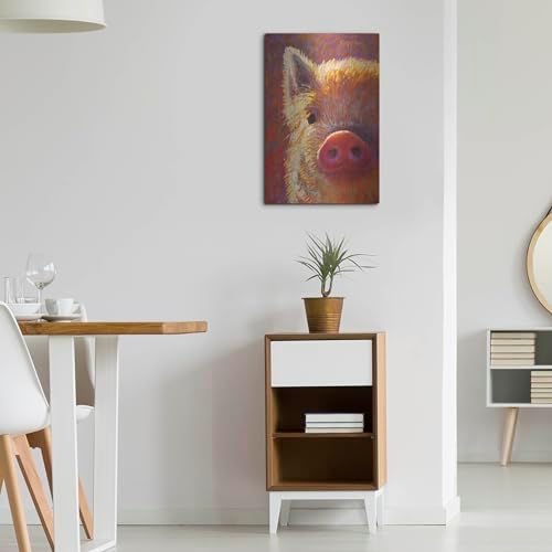 Piglet Mini Vi by Rita Kirkman Metal Wall Art 16x24