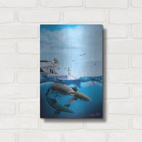 Cobia Quest Metal Wall Art 12x16