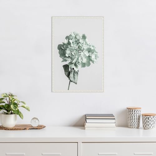 Amanti Art Framed Canvas Print 23x16 Green Dried Flower