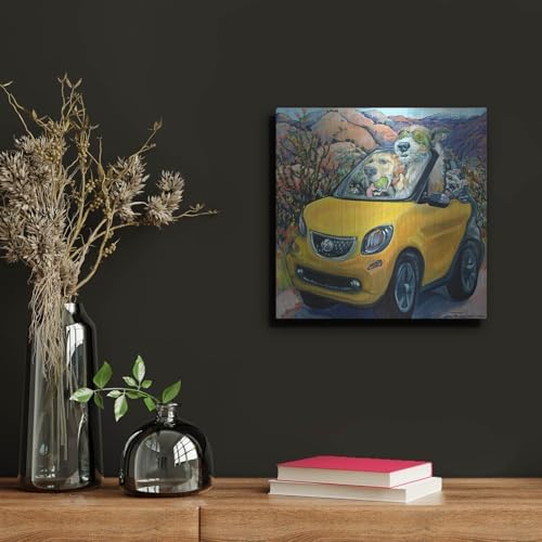 Fully Charged Metal Wall Art 12x12
