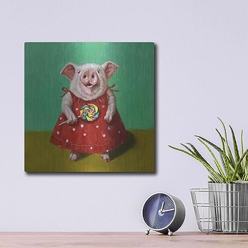 Sticky by Lucia Heffernan 12x12 Metal Wall Art