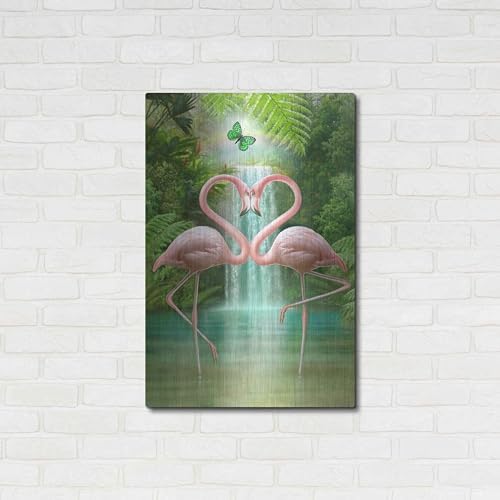 Lovers Metal Wall Art by Dan Craig 24x36