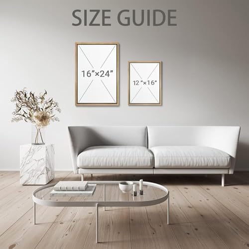 KISSFOX Moody Dried Flower Canvas Wall Art Set