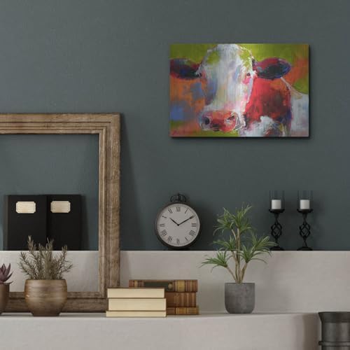 Art Cow Metal Wall Art by Richard Wallich 16x12