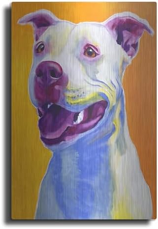 Pit Bull - Honey Metal Wall Art 12x16