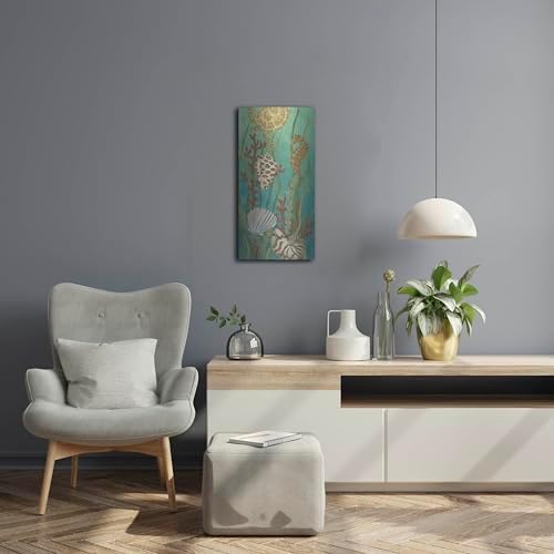 Aquatic Life 1 Metal Wall Art by Chariklia Zarris