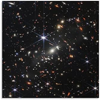 JUNZHE James Webb Space Telescope Poster Canvas Wall Art Decorative Print