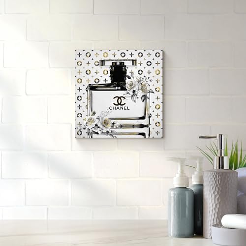 Summer Melody Perfume Bottles Canvas Wall Art