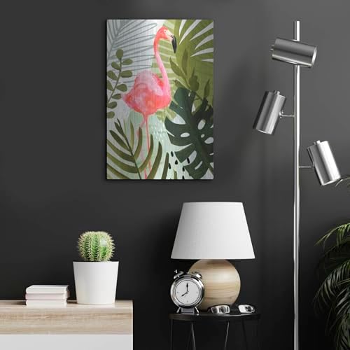 Flamingo Forest II Metal Wall Art 16x24