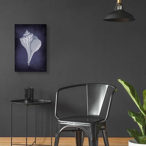 Epic Art Blue Seashell II Acrylic Wall Art 16x24