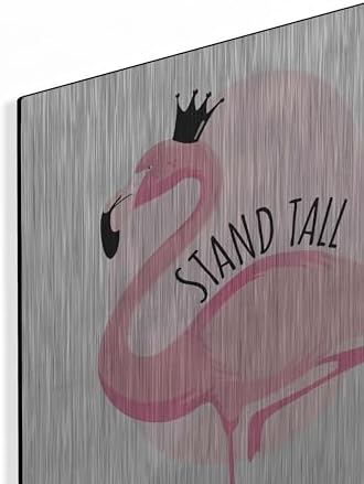 Flamingo Metal Wall Art 16x24 by Ayse