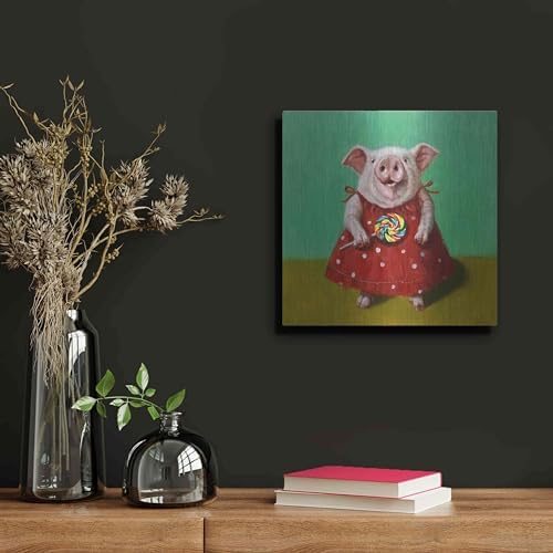 Sticky by Lucia Heffernan 12x12 Metal Wall Art