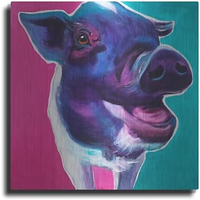 Pig - Sophie Metal Wall Art 24x24