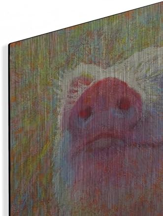 Snuffles Metal Wall Art 24x24 Inches