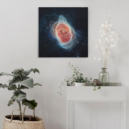 James Webb Space Telescope Poster Canvas Wall Art 24x24inch Framed Unframed