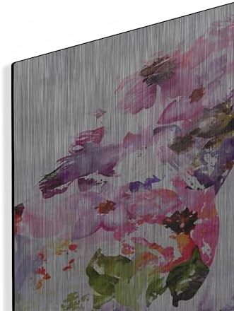 Abstract Pink Horse Metal Wall Art 16x12