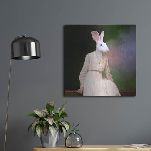 The Delicate Lady Metal Wall Art 24x24