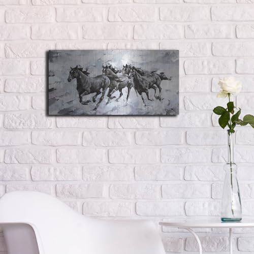 Gallop Metal Wall Art by Alexander Gunin 24x12