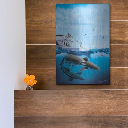 Cobia Quest Metal Wall Art 12x16