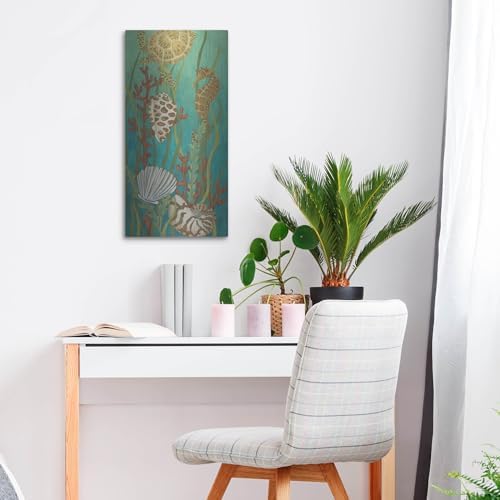 Aquatic Life 1 Metal Wall Art by Chariklia Zarris
