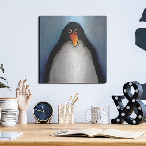 My Penguin Metal Wall Art 12x12 by Lucia Stewart