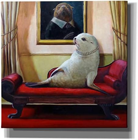 Epic Graffiti Trophy Wife by Lucia Heffernan Canvas Art 26x26